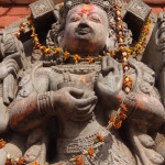 Statue, Durbar Square, Bhaktapur by D Yates CC BY-NC-SA