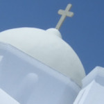 Greece Banner Amorgos Hora White Church by D Yates 2007 CC BY-NC-ND