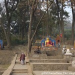 2014.12.10 Kathmandu 02 Swayambhunath Stairs with Buddhas ResizeBy Donna Yates CC BY-NC-SA