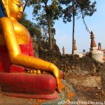 2014.12.10 Kathmandu 05 Swayambhunath gold Buddha colour ResizeBy Donna Yates CC BY-NC-SA