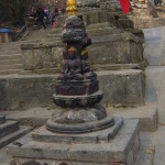 2014.12.10 Kathmandu 11 Swayambhunath shrines ResizeBy Donna Yates CC BY-NC-SA