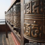 2014.12.10 Kathmandu 32 Swayambhunath Prayer wheels ResizeBy Donna Yates CC BY-NC-SA